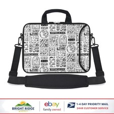 Zippered Neoprene Messenger Bag for 14-15.6 Inch Notebooks with Adjustable Strap picture