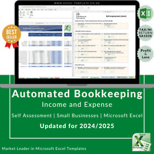 Accounting Small Business Finance Bookkeeping Self Employed Excel Spreadsheet picture