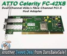 ATTO Tech Celerity FC-42XS Dual-Channel 4Gb/s Fibre Channel PCI-X Host Adapter picture