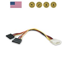 StarTech 12in LP4 to 2x SATA Power Y Splitter Cable picture