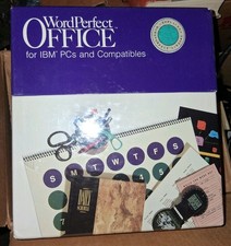 *SEALED* WORDPERFECT OFFICE LAN - IBM PC Computer Software Boxed 3.5/5.25 Disks  picture