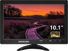 10.1 Inch Small Monitor, Raspberry Pi Monitor Built-in Speakers, Mini Monitor 12 picture