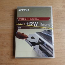 3 TDK  DVD+RW And -RW 6 Hour Rewritable Discs Brand New Sealed Lot Of 2 picture