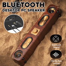 Vintage Sound Bar Speaker System Wireless Bluetooth Subwoofer Desktop PC Speaker picture