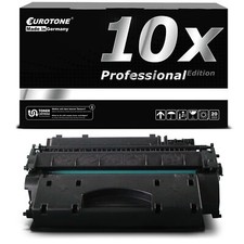 10x Eurotone per Cartridge XXL F R HP Laserjet P-3011 P-3015-DN P-3015-X picture