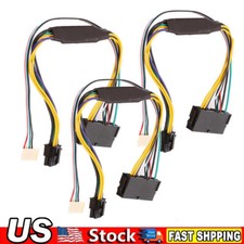 3PCS 24 Pin to 6 Pin ATX PSU Power Adapter Cable for Dell OptiPlex and More MB picture