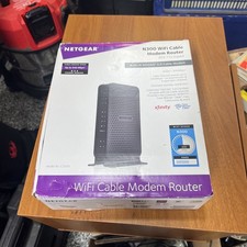 NETGEAR C3000-100NAS N300 (8x4) WiFi DOCSIS 3.0 Cable Modem Router picture