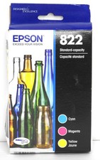 Epson 822 Color Ink Cartridge 3-Pack Standard Capacity Cyan Magenta Yellow Jaun picture