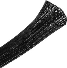 10ft 1/2 inch Cord Protector Wire Loom Tubing Cable Sleeve Split Sleeving for picture