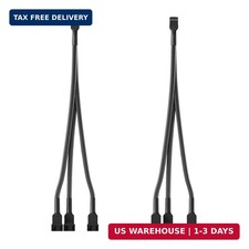 3 Way PWM Fan Splitter Cable, 2 Pcs 4 Pin PWM Fan Splitter, Fan Header Splitter, picture
