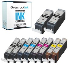 10PK Compatible OSI Canon 220 and 221 Ink Cartridges for PIXMA MX870 PMFP1 PMFP3 picture