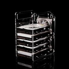 Shelf Computer Storage Rack Hard Disk External Drive Enclosure picture
