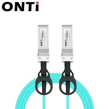 ONTi 10G SFP+ AOC Cable Active Optical 10GBASE 1-50M Cisco MikroTik Dell HP picture
