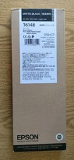 05-2013 NEW GENUINE EPSON T6148 MATTE BLACK 220ml K3 INK STYLUS PRO 4800 4880 picture
