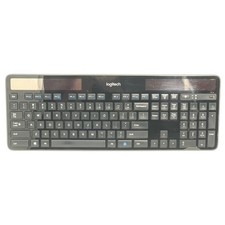 Logitech K750 MK750 Wireless Solar Keyboard + Receiver (Dell) Tested WORKS picture