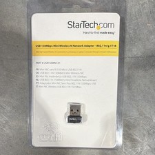 StarTech.com USB150WN1X1 150Mbps Mini USB 2.0 Wi-Fi Adapter 802.11n/g PC picture