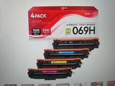True Image CRG-054 Compatible Toner Cartridge For Canon - B, Y, C, M - 4 Pack picture