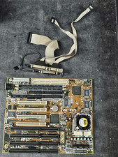 Abit AB-PX5 Socket7 Baby AT Motherboard Intel CPU SDRAM Retro Gaming Tested w/IO picture