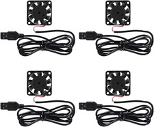 4 Pack USB Brushless Cooling Fan 40Mm High Performance DC 5V Speed 4200 RPM picture