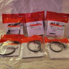 CASE OF 6 patch cables cat 6a Legrand ON-Q 1 ft (0.3m) long picture
