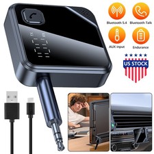 Bluetooth 5.4 TX/RX Adapter Wireless Audio Transmitter Receiver Car TV AUX picture
