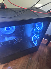 Gaming Tower PC Ryzen 5 7600 16GB RX 7600 NVMe Wi-Fi RGB. Comes with Logitech kb picture