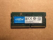 CRUCIAL 8GB 2666MHZ DDR4 SODIMM RAM PC4-21300 260-PIN 1.2V CL19 A3-9(16) picture