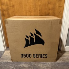 Corsair 3500X White ATX Mid-Tower PC Case Tempered Glass CC-9011277-WW No Fans picture