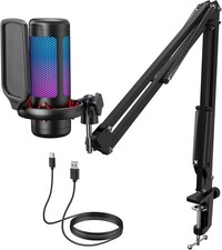 TONOR Gaming Microphone Set with Boom Arm, USB Condenser Mic PC picture