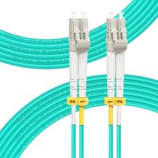 - OM3 Fiber Patch Cable, 20M/66ft LC to LC Fiber Optic Cable Cord LSZH 10GB/4... picture