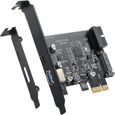 PCIe Boards for Additional USB Ports on Back of Your Desktop - A & C Plug Style picture