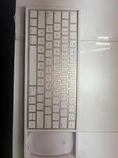 Apple Magic Keyboard and Magic Mouse A1644 A1657 White/Silver Combo OAFC2A picture