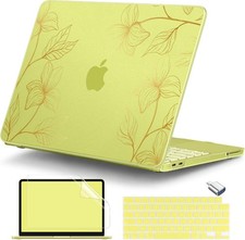 MacBook Neo 13 inch Case 2026 (Model A3404), Artistic Floral Pattern Hard Shell picture