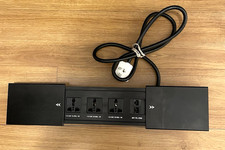 New Open Box Universal 3-Outlet Conference Table Power Strip slide cover picture