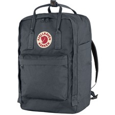 Kanken Laptop Backpack 13 15 17 Graphite Water Resistant Adjustable Straps picture