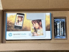 HP Sprocket Studio Bluetooth Laser Photo Printer 3MP72A Extra Value Bundle NEW picture