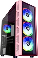 Gaming PC Pink Computer Desktop 1TB SSD 32GB RAM RGB Windows 11 Pro Ryzen CPU picture