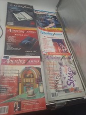 Lot of 6 Vintage Amiga Magazines & AC Guide Amiga A1200 CD32 1993-1994 picture