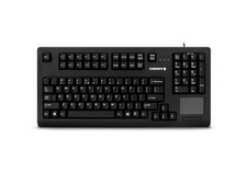Cherry Compact Mechnical USB Keyboard with Touchpad - 104 Keys, 16 Wide, Black picture