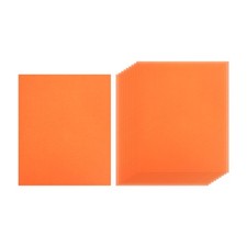 50 Pcs Sticker Paper for Printer 50 Pcs Full Sheet A4 Sticker Labels Orange picture