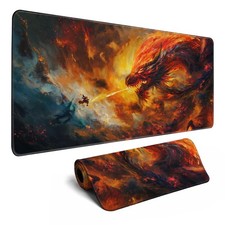 31.5x11.8 Inch Night Forest Large Gaming Mouse Pad Starry Sky Moon Mat picture