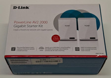D-Link DHP-701AV Powerline AV2 2000 Gigabit Starter Kit in Mint Consition picture
