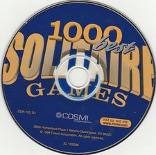 1000 Best Solitaire Games PC CD-Rom Game by Cosmi  for Windows 95 picture