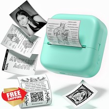 Ponek Mini Sticker Printer - M02X Print Pod Mini Printer, Thermal Stickers Ma... picture