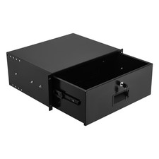 4U Rack Mount Drawer, 50 lbs Capa, Lockable Sliding Drawer w/ Cable Management picture