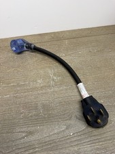 50 Amp RV Power Cord Adapter NEMA 14-50P Male to 14-50R Female Heavy Duty NEW picture