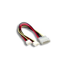 10x 8in Computer Internal Power Y-Cable 5.25in Molex 4Pin LP4 to 2x3.5in Floppy picture
