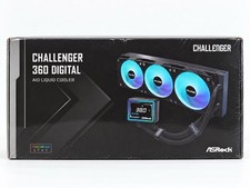 ASRock Challenger 360 Digital 360mm AIO Liquid CPU Cooler Black RGB LGA1700 picture