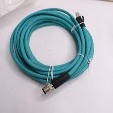 Balluff Industrial Ethernet Cable Blue 4 Conductors 4-Pin 42VDC/30VAC 5M BCC0E8Z picture