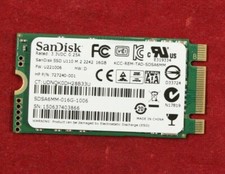 Lot of 5 HP 727240-001 SanDisk U110 16GB SDSA6MM M.2 2242 SATA 3 SSD Solid State picture